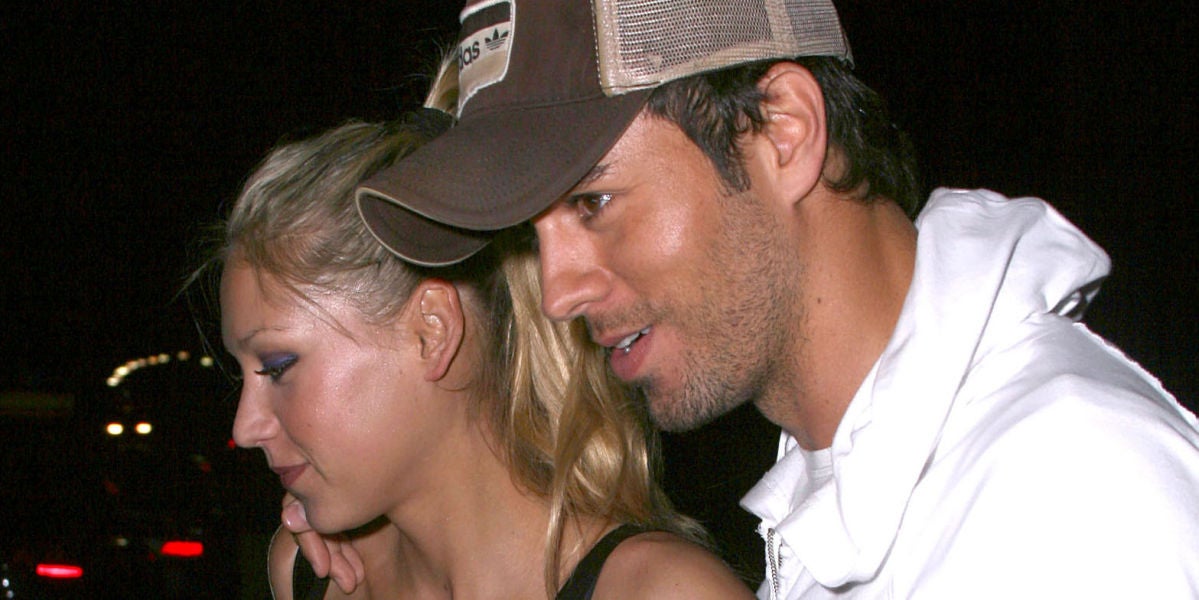 Enrique Iglesias y Anna Kournikova