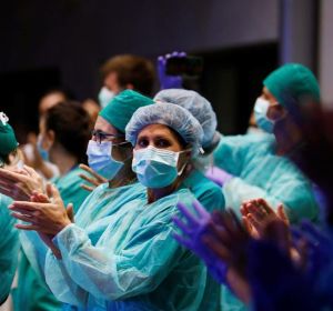 Médicos durante la crisis del coronavirus Médicos durante la crisis del coronavirus