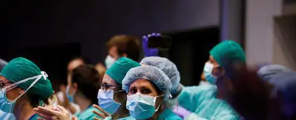 Médicos durante la crisis del coronavirus Médicos durante la crisis del coronavirus