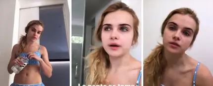 Marina Yers en un vídeo en Instagram Stories Marina Yers en un vídeo en Instagram Stories