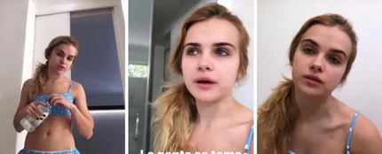 Marina Yers en un vídeo en Instagram Stories Marina Yers en un vídeo en Instagram Stories