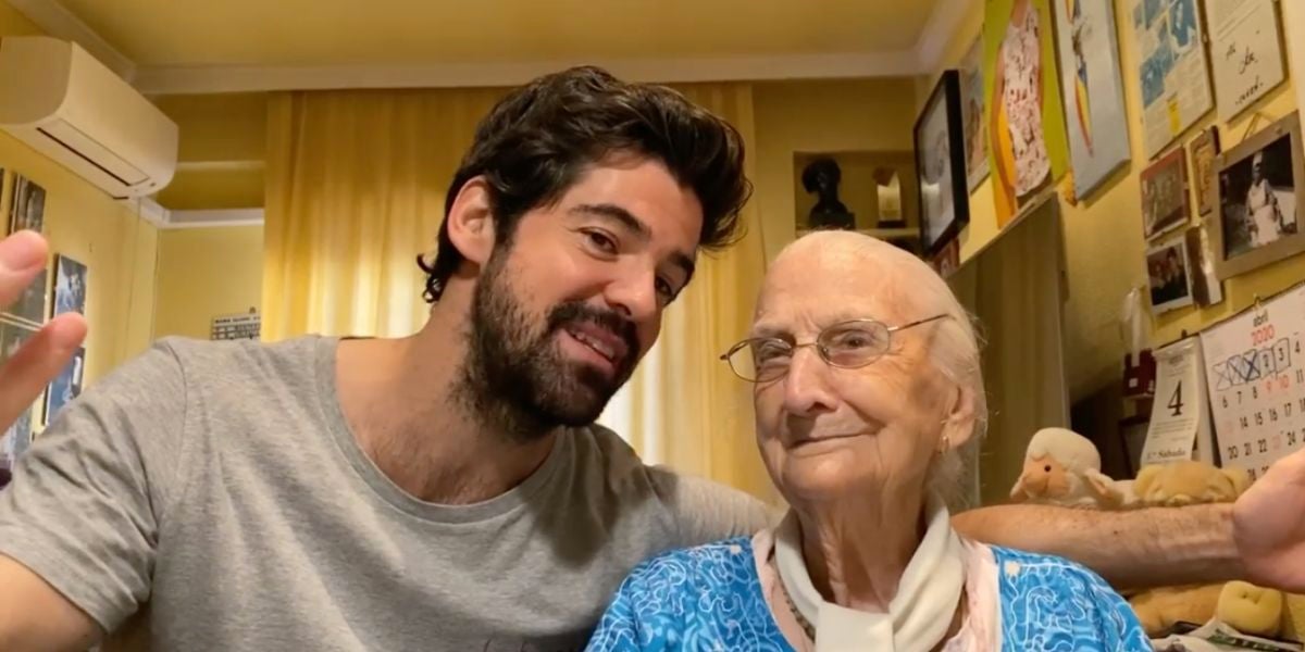 'Cuarentata': los divertidos vídeos de Miguel Ángel Muñoz con su abuela de 95 años