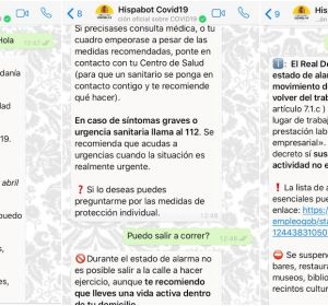 Así funciona el canal de Whatsapp sobre el coronavirus Así funciona el canal de Whatsapp sobre el coronavirus