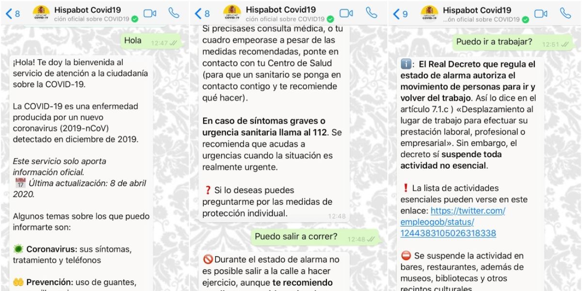 Así funciona el canal de Whatsapp sobre el coronavirus