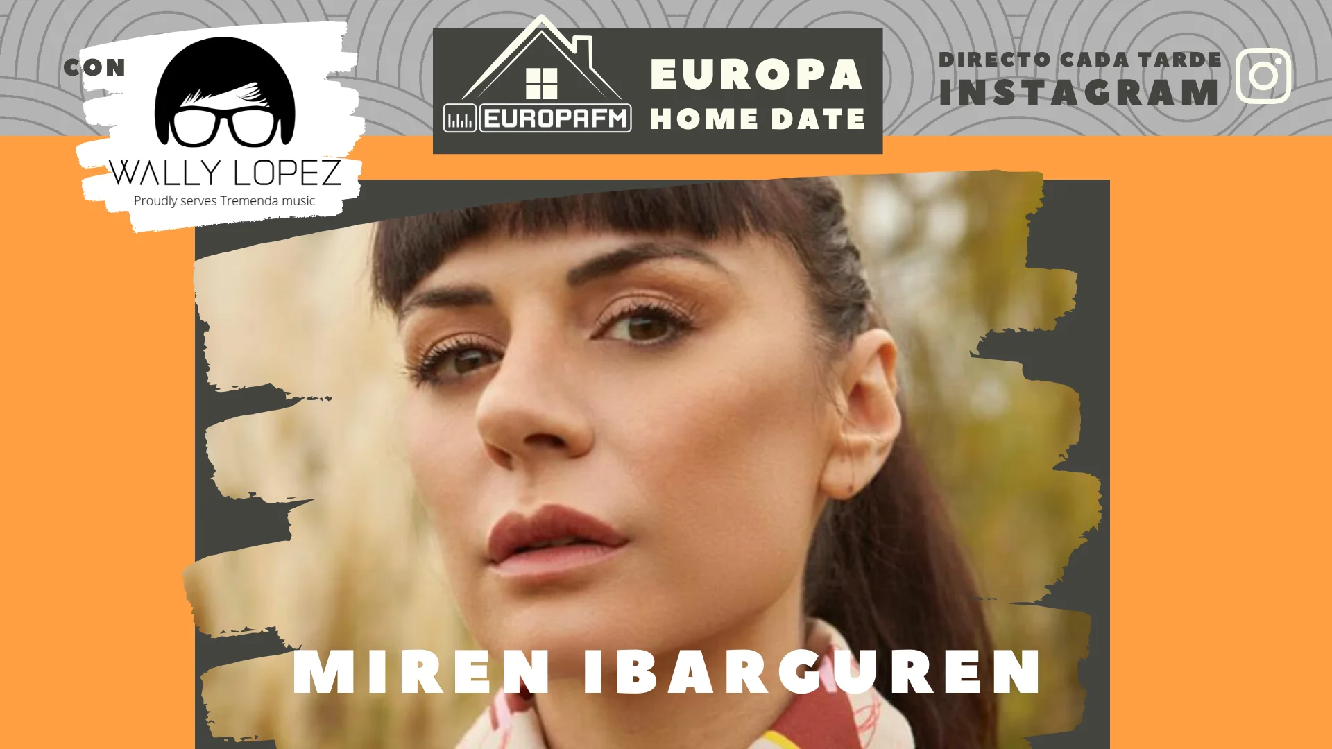 Miren Ibarguren en Europa Home Date, con Wally Lopez Miren Ibarguren en Europa Home Date, con Wally Lopez