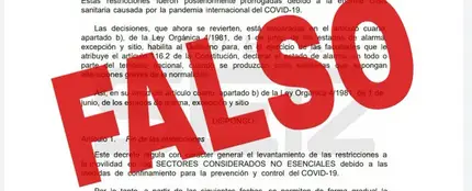 Los bulos del coronavirus: no se ha publicado un BOE con fechas del fin del confinamiento Los bulos del coronavirus: no se ha publicado un BOE con fechas del fin del confinamiento