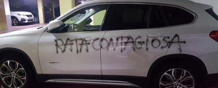El mensaje que le han pintado a una ginecóloga de Barcelona en el coche