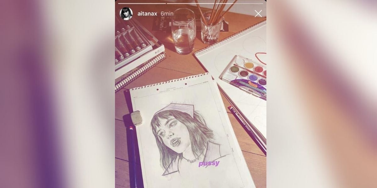 El dibujo de Aitana
