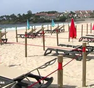 La playa de Sanxenxo se dividirá en 780 cuadrículas en verano para eviotar contagios por coronavirus La playa de Sanxenxo se dividirá en 780 cuadrículas en verano para eviotar contagios por coronavirus