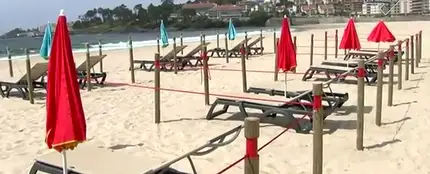 La playa de Sanxenxo se dividirá en 780 cuadrículas en verano para eviotar contagios por coronavirus La playa de Sanxenxo se dividirá en 780 cuadrículas en verano para eviotar contagios por coronavirus