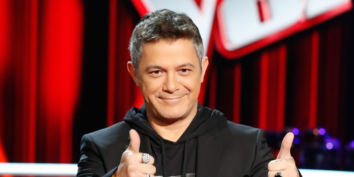 Alejandro Sanz en la presentación de La Voz 2020