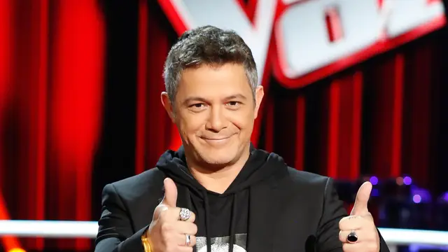 Alejandro Sanz en la presentación de La Voz 2020