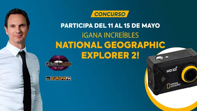 Consigue una fantástica cámara deportiva National Geographic Explorer 2 con Levántate y Cárdenas