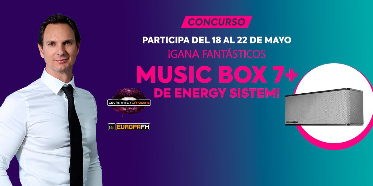 Concurso altavoces Music Box 7+ de Enery Sistem