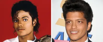 Michael Jackson y Bruno Mars Michael Jackson y Bruno Mars