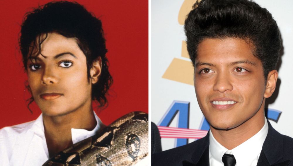 Michael Jackson y Bruno Mars