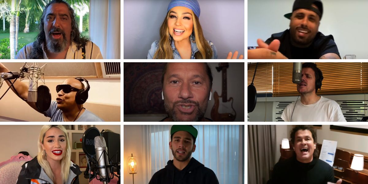 Los artistas unen sus voces en la nueva y solidaria versión de 'Color Esperanza 2020'