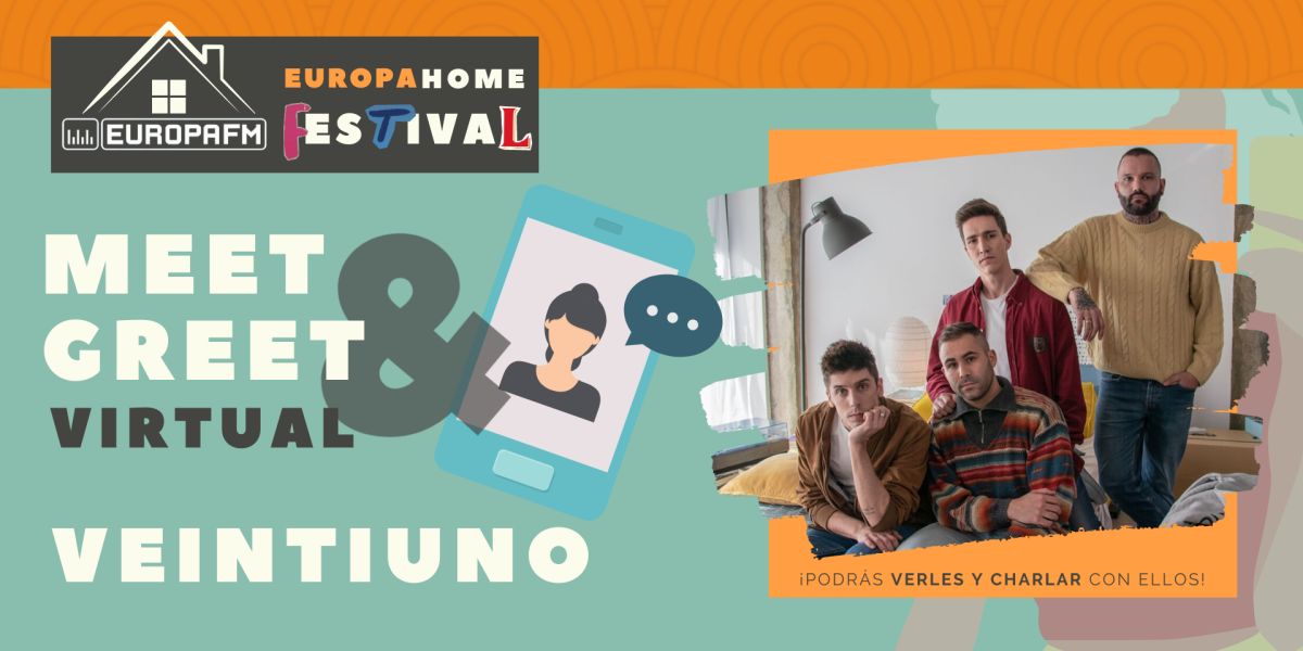 Consigue un meet&greet virtual con Veintiuno