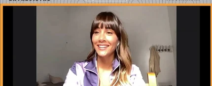 Aitana durante su entrevista en Europa Home Date Aitana durante su entrevista en Europa Home Date