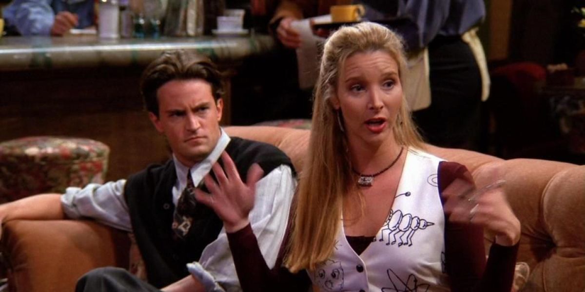 Chandler y Phoebe en 'Friends'