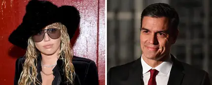 Miley Cyrus y Pedro Sánchez Miley Cyrus y Pedro Sánchez