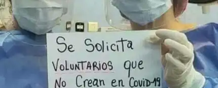 El cartel para los que no creen en el coronavirus que se ha vuelto viral El cartel para los que no creen en el coronavirus que se ha vuelto viral