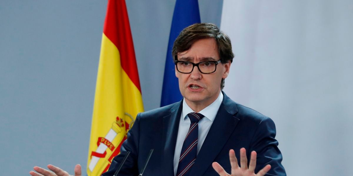 El ministro de Sanidad, Salvador Illa