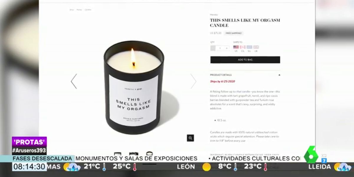 La última excentricidad de Gwyneth Paltrow: lanza la vela que huele a sus orgasmos