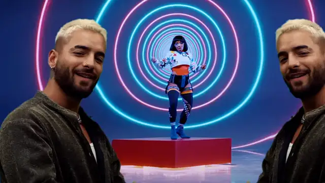Maluma en el vídeo de Black Eyed Peas 'FEEL THE BEAT'