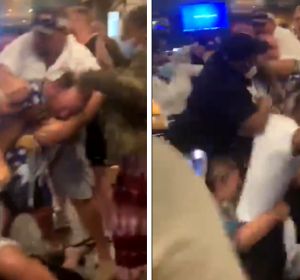 Una pelea por el distanciamiento social en un bar de Arkansas Una pelea por el distanciamiento social en un bar de Arkansas