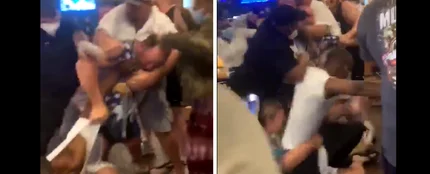 Una pelea por el distanciamiento social en un bar de Arkansas Una pelea por el distanciamiento social en un bar de Arkansas