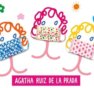 Mascarillas solidarias de Ágatha Ruiz de la Prada Mascarillas solidarias de Ágatha Ruiz de la Prada