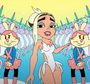Dua Lipa en el vídeo de 'Hallucinate' Dua Lipa en el vídeo de 'Hallucinate'