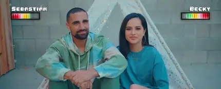 Becky G y su novio, Sebastian Lletget, en el vídeo de 'My Man' Becky G y su novio, Sebastian Lletget, en el vídeo de 'My Man'