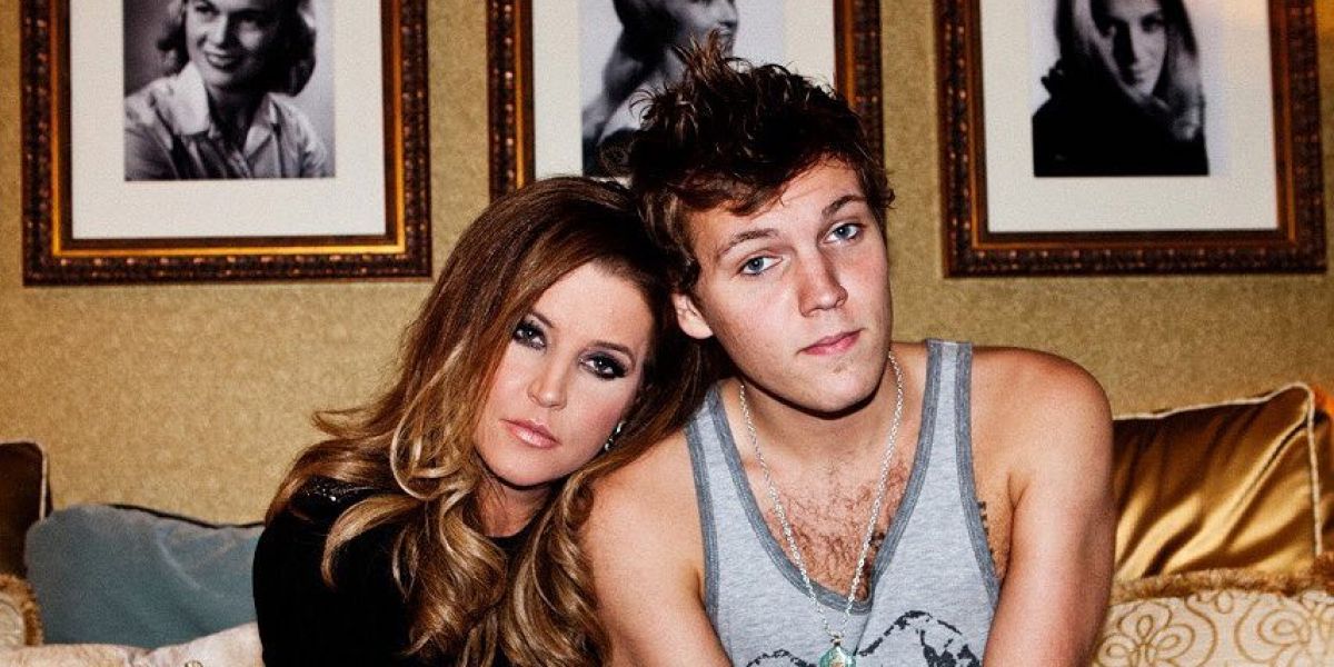 Benjamin Keough y Lisa Marie Presley.