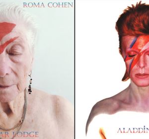 Recrean la portada de David Bowie para 'Aladdin Sane' Recrean la portada de David Bowie para 'Aladdin Sane'