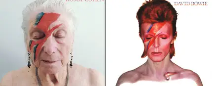 Recrean la portada de David Bowie para 'Aladdin Sane' Recrean la portada de David Bowie para 'Aladdin Sane'