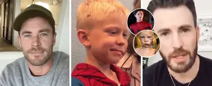 Salva a su hermana de un perro y así se lo agradecen el propio Capitán América (Chris Evans), Spiderman (Tom Holland) y Thor (Chris Hemsworth) Salva a su hermana de un perro y así se lo agradecen el propio Capitán América (Chris Evans), Spiderman (Tom Holland) y Thor (Chris Hemsworth)