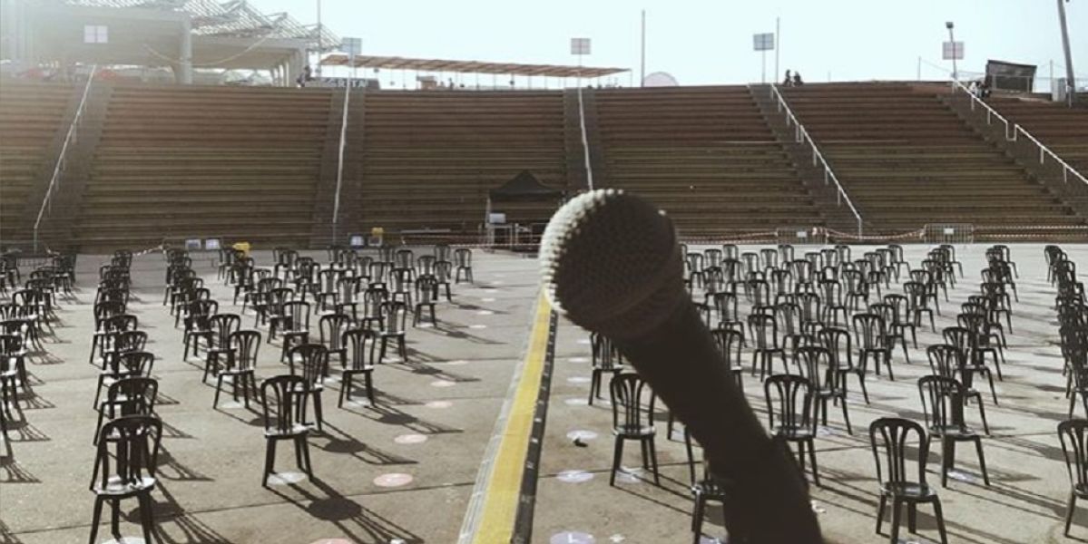 Imagen desde el escenario del Primavera Sound