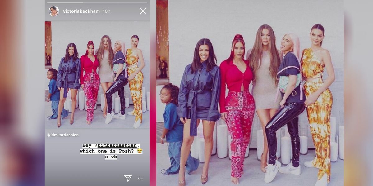 Victoria Beckham comparte una foto de las Kardashian
