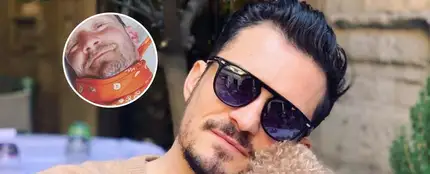 Orlando Bloom y su perrito Mighty Orlando Bloom y su perrito Mighty