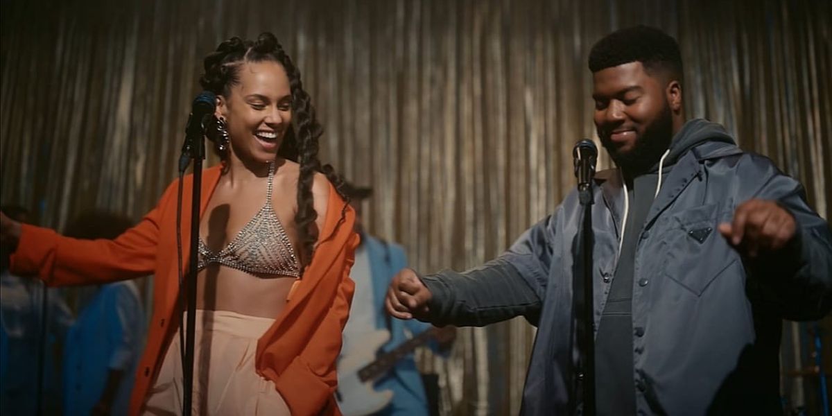 Alicia Keys y Khalid en el vídeo de 'So Done'