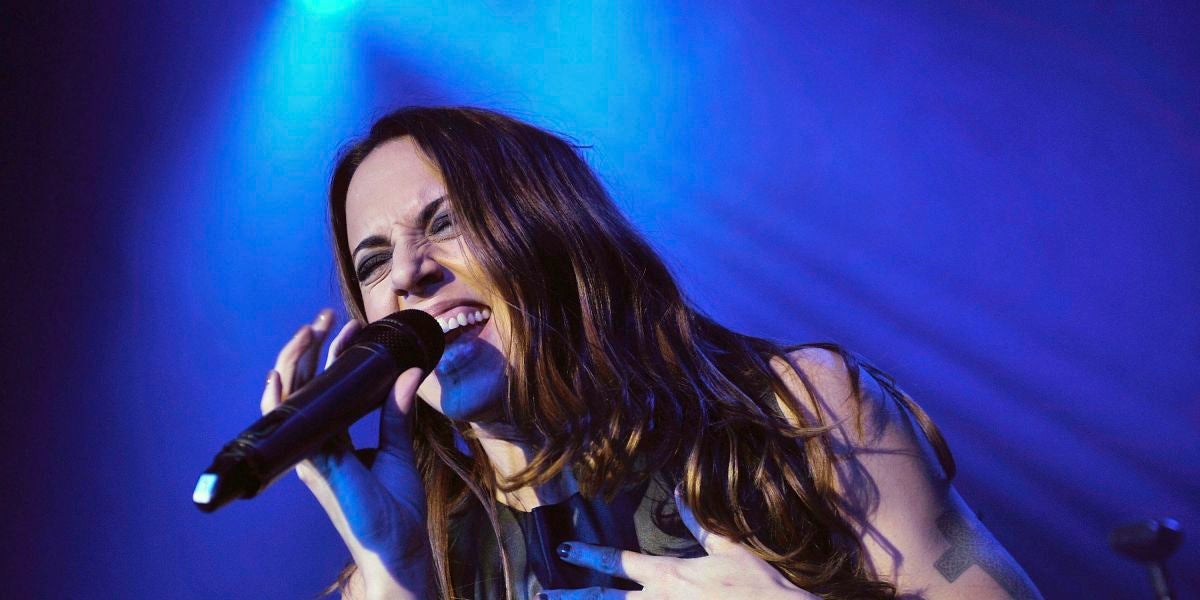 Melanie C durante una actuación