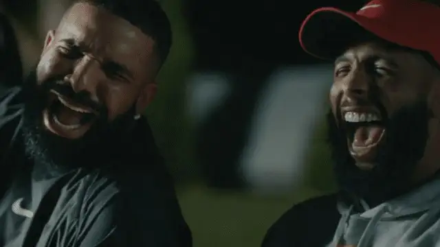 Drake y Lil Durk en el vídeo de 'Laught now, cry later'