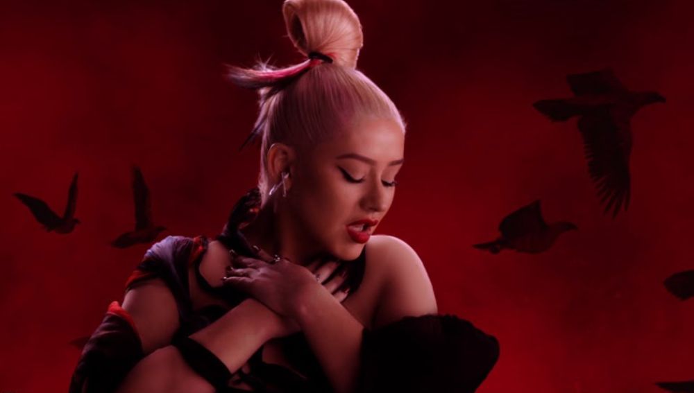 Christina Aguilera en el vídeo de 'Loyal Brave True'