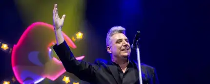 Loquillo durante un concierto en Madrid Loquillo durante un concierto en Madrid