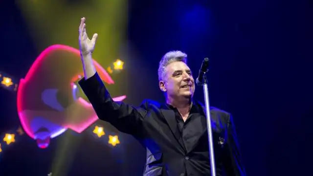 Loquillo durante un concierto en Madrid