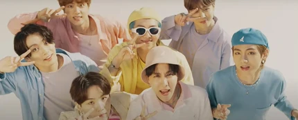 BTS en el vídeo de 'Dynamite' BTS en el vídeo de 'Dynamite'