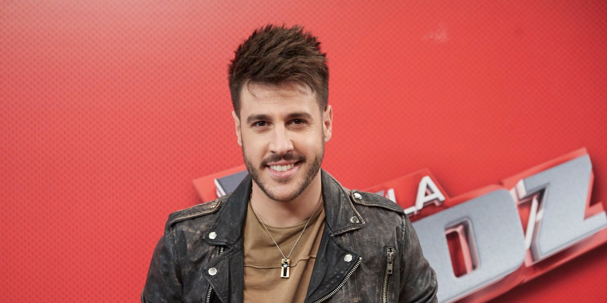 Antonio José durante la promoción de 'La Voz'
