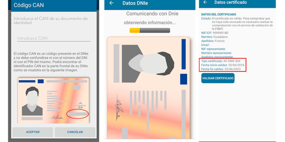 Leyendo el DNIe